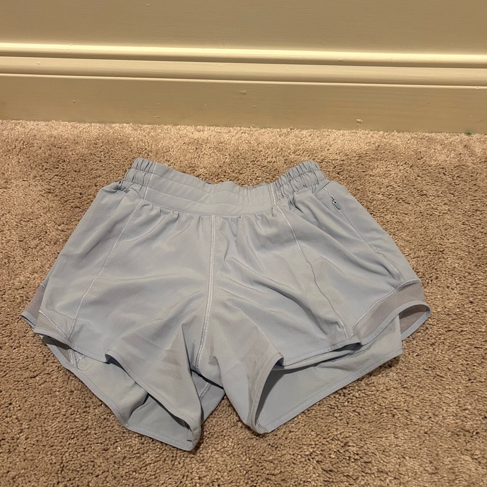 Lululemon Athletica Light Gray Athletic Shorts